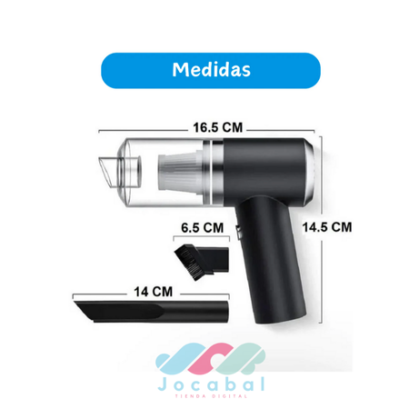 AirClean® / MINI ASPIRADORA 3 EN 1 / No pierdas dinero en el autolavado