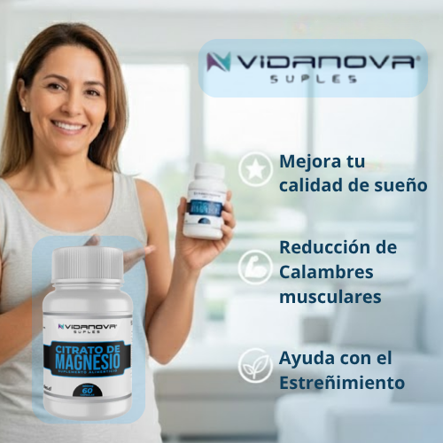 CITRATO DE MAGNESIO (400mg 60 Caps)