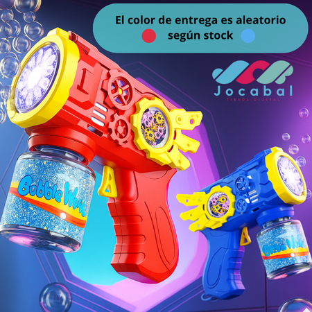 Pistola lanza burbujas / Disfruta la diversión al aire libre