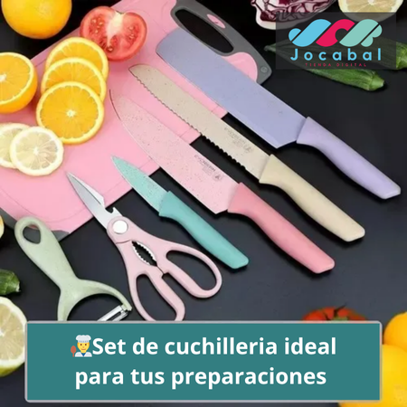 Set De Cuchillos 6 en 1