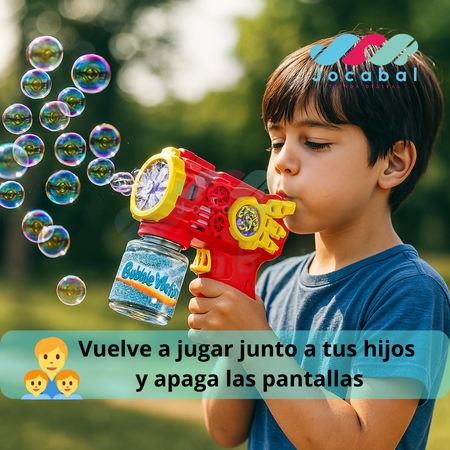 Pistola lanza burbujas / Disfruta la diversión al aire libre