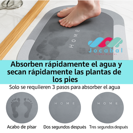 Evita accidentes por resbalar / Alfombra de Baño secado rápido