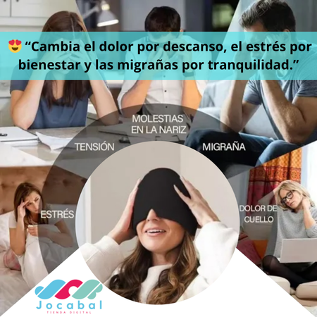 Alivio a tus constantes dolores de cabeza /Gorro de Gel Alivio de Migraña