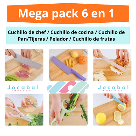 Set De Cuchillos 6 en 1