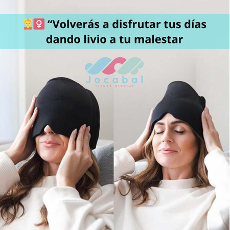Alivio a tus constantes dolores de cabeza /Gorro de Gel Alivio de Migraña
