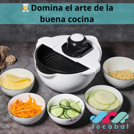 Ahorra tiempo al cocinar / Colador Giratorio 2x1