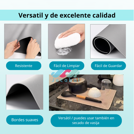 Evita accidentes por resbalar / Alfombra de Baño secado rápido